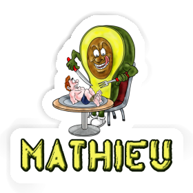 Avocado Sticker Mathieu Image