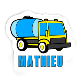 Sticker Mathieu Water Truck Image