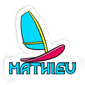 Planche de windsurf Autocollant Mathieu Image