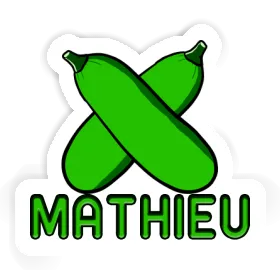 Zucchini Aufkleber Mathieu Image