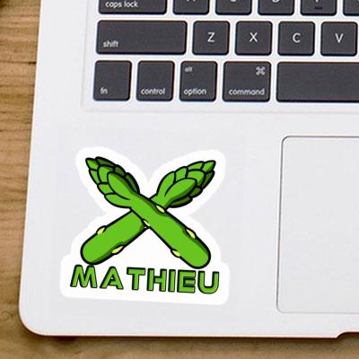 Mathieu Aufkleber Spargel Laptop Image