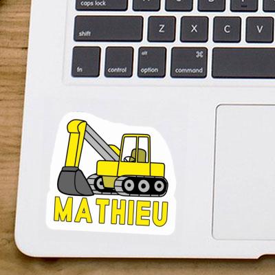 Sticker Excavator Mathieu Laptop Sticker Excavator Mathieu Laptop Image