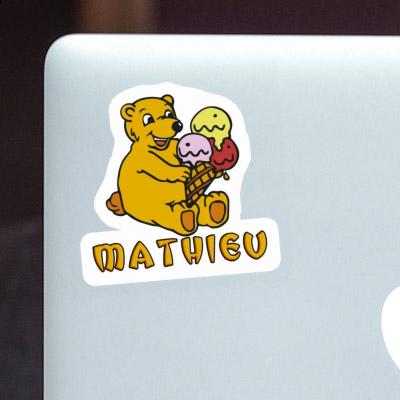 Sticker Mathieu Ice Cream Bear Gift package Image