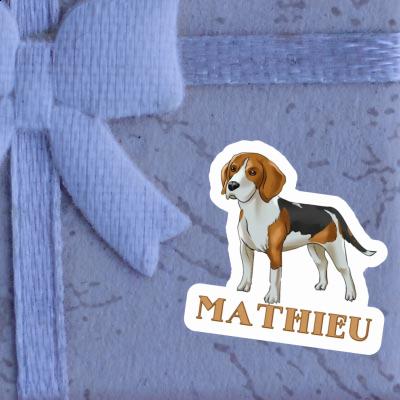 Autocollant Mathieu Beagle Gift package Image