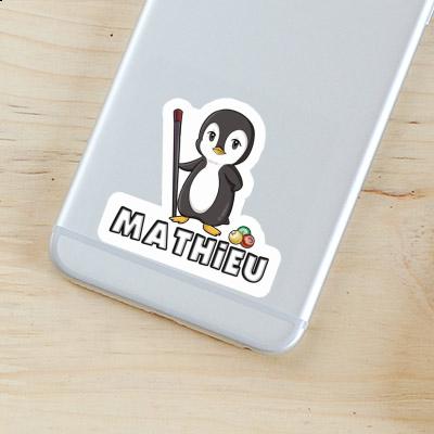Mathieu Sticker Billiards Player Notebook Image