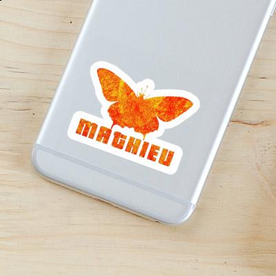 Sticker Mathieu Butterfly Image