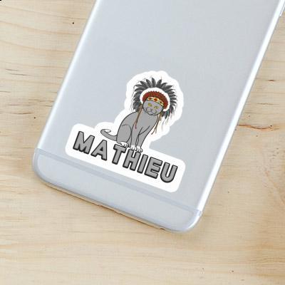 Chat indien Autocollant Mathieu Gift package Image
