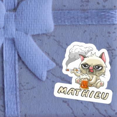 Mathieu Autocollant Chat fumeur Notebook Mathieu Autocollant Chat fumeur Gift package Image