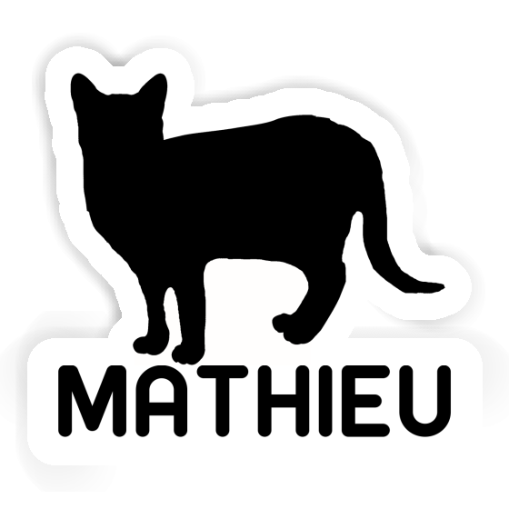 Sticker Katze Mathieu Gift package Image