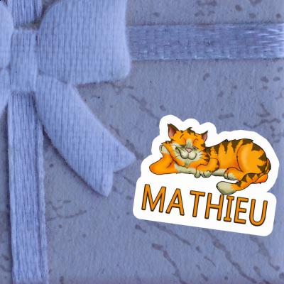 Mathieu Sticker Katze Image