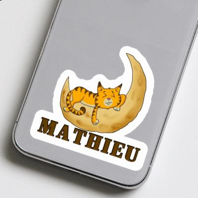 Sticker Katze Mathieu Gift package Image