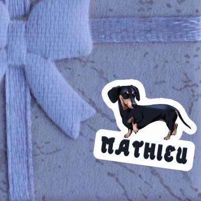 Autocollant Teckel Mathieu Laptop Image