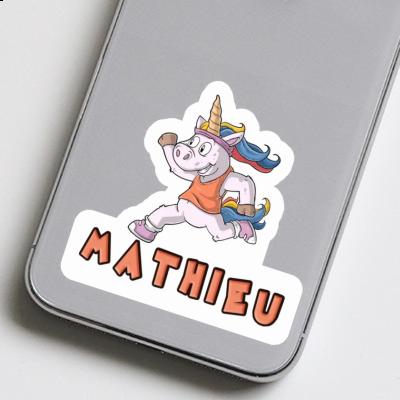 Coureuse Autocollant Mathieu Laptop Image