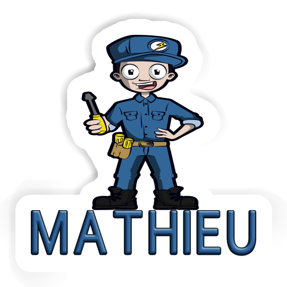 Mathieu Autocollant Électricien Gift package Image