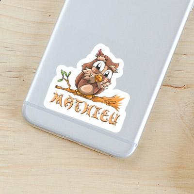 Mathieu Autocollant Hibou Notebook Mathieu Autocollant Hibou Gift package Image