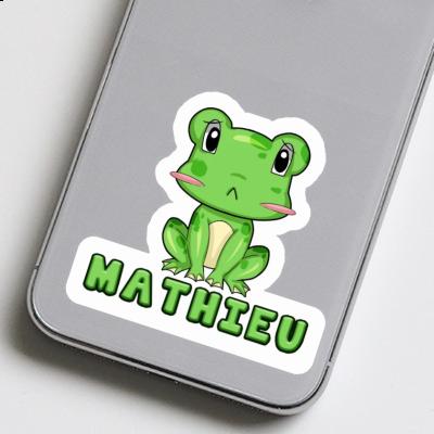 Mathieu Autocollant Grenouille Notebook Image