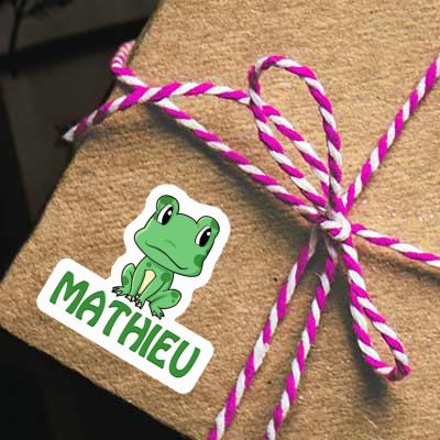 Aufkleber Mathieu Frosch Notebook Image