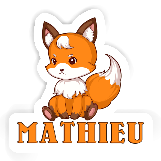 Sticker Fox Mathieu Notebook Sticker Fox Mathieu Gift package Image