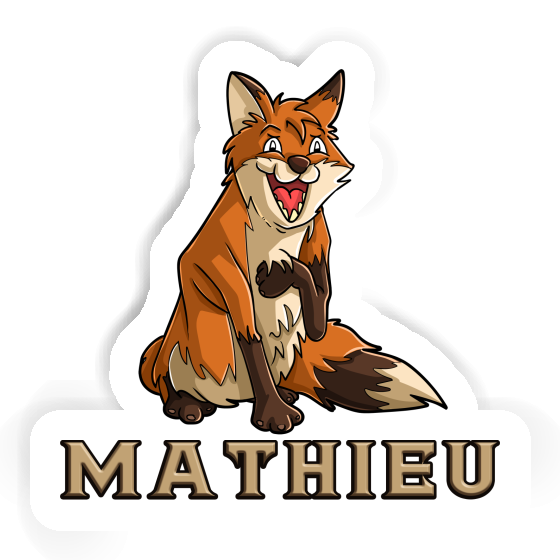 Sticker Fox Mathieu Notebook Sticker Fox Mathieu Gift package Image