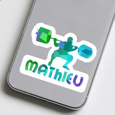 Mathieu Aufkleber Gewichtheber Gift package Image