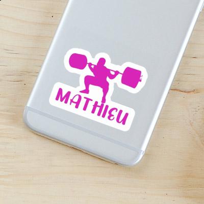 Mathieu Sticker Gewichtheberin Gift package Image