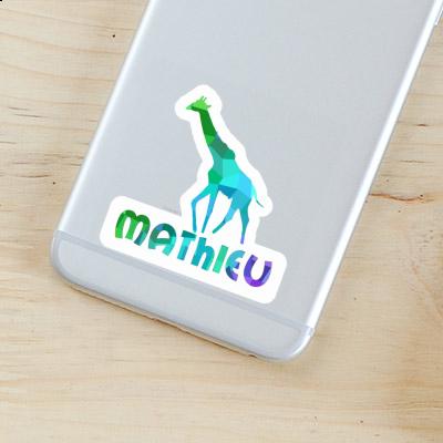 Sticker Mathieu Giraffe Notebook Image
