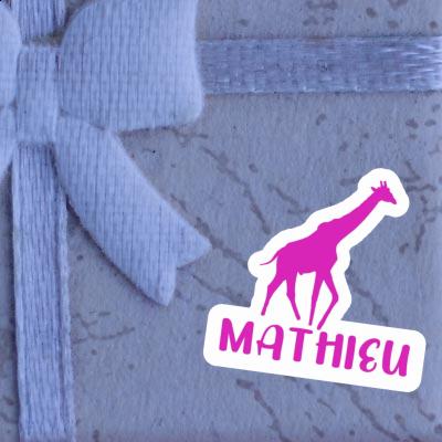 Mathieu Aufkleber Giraffe Laptop Image