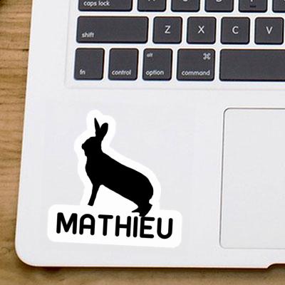 Kaninchen Aufkleber Mathieu Laptop Image