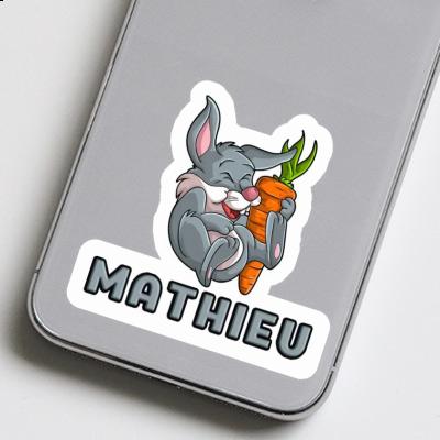 Mathieu Autocollant Lapin de Pâques Notebook Image
