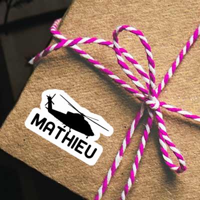 Mathieu Autocollant Hélicoptère Image