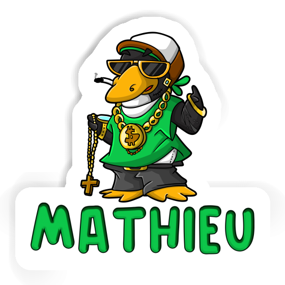 Autocollant Pingouin hip-hop Mathieu Laptop Image