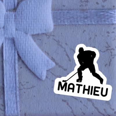 Mathieu Aufkleber Eishockeyspieler Gift package Image