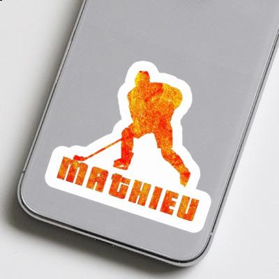 Sticker Mathieu Eishockeyspieler Notebook Image