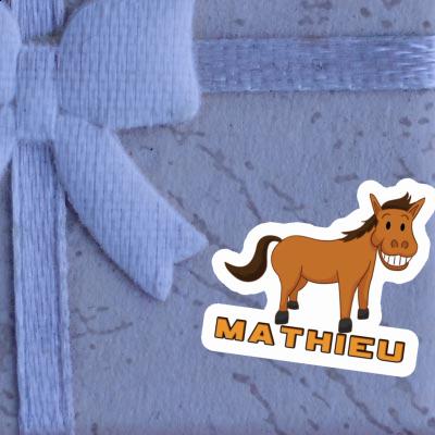 Mathieu Sticker Pferd Notebook Image