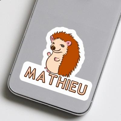 Hedgehog Sticker Mathieu Notebook Image