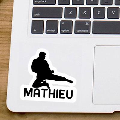 Karatéka Autocollant Mathieu Laptop Image