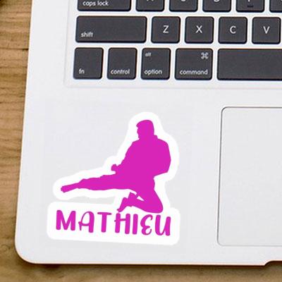 Mathieu Sticker Karateka Notebook Image