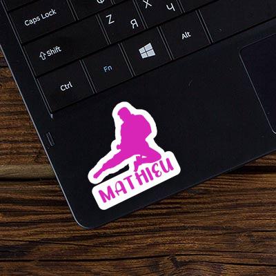 Mathieu Sticker Karateka Laptop Image