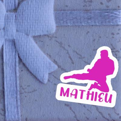 Mathieu Sticker Karateka Notebook Image
