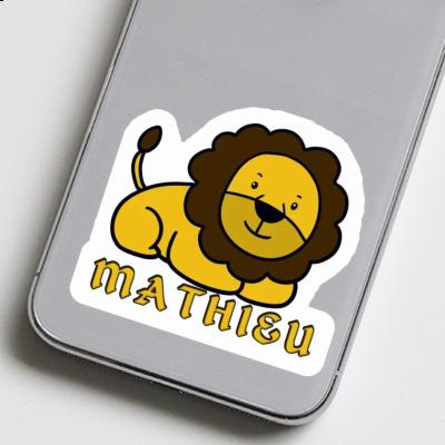 Lion Autocollant Mathieu Notebook Image