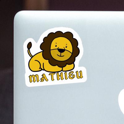 Sticker Mathieu Lion Notebook Image