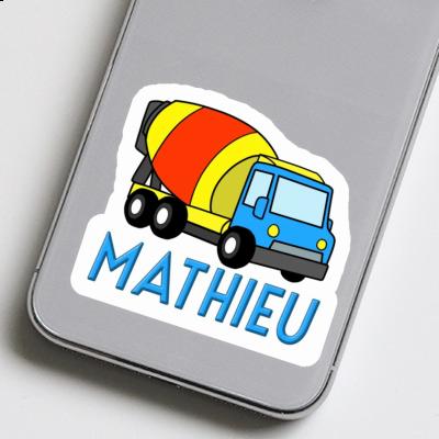 Sticker Mixer Truck Mathieu Laptop Sticker Mixer Truck Mathieu Laptop Image