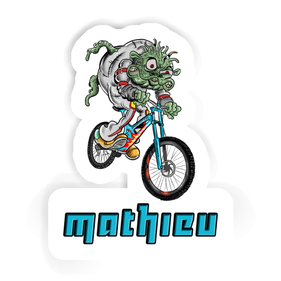 Sticker Mathieu Downhill Biker Notebook Sticker Mathieu Downhill Biker Gift package Image
