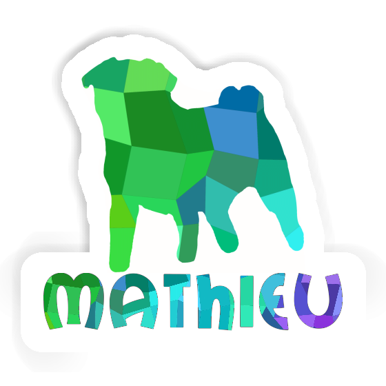 Pug Sticker Mathieu Notebook Image