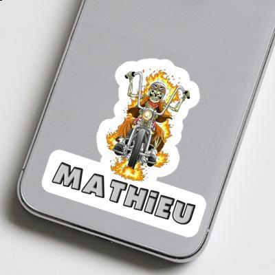 Mathieu Aufkleber Motorradfahrer Laptop Image