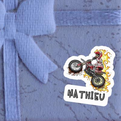 Mathieu Aufkleber Motocrosser Notebook Image