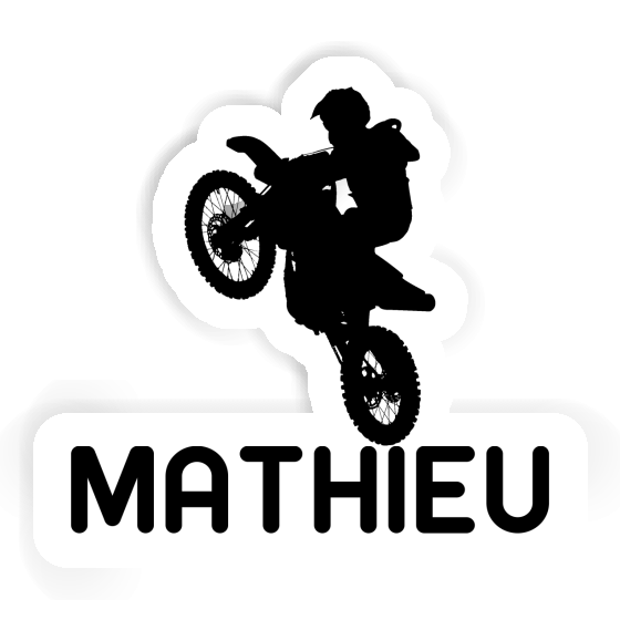 Mathieu Autocollant Motocrossiste Image