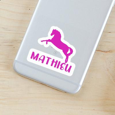 Aufkleber Mathieu Pferd Laptop Image