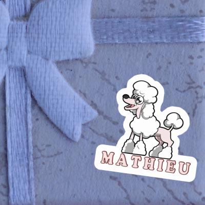 Mathieu Aufkleber Pudel Notebook Image
