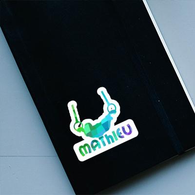 Autocollant Gymnaste aux anneaux Mathieu Gift package Image